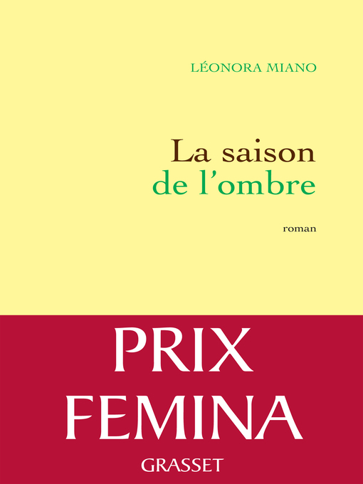 Title details for La saison de l'ombre by Leonora Miano - Available
